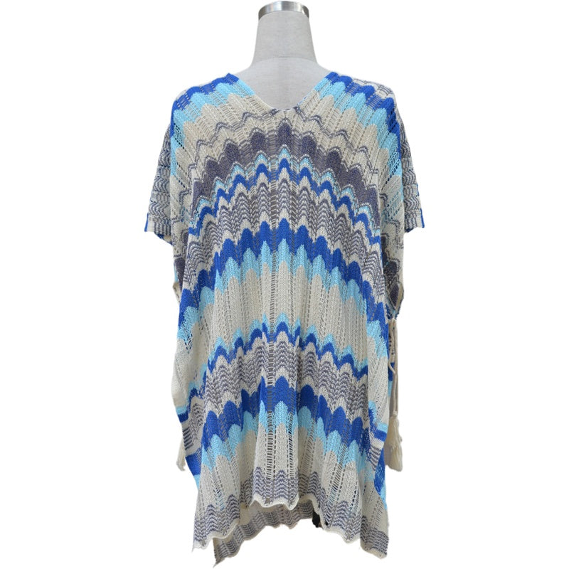 Summer Bohemian V-neck Beach Beach Cover Up Sun Protection Clothing for Women Bella Mia